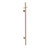 Meir Round Champagne Vertical Heated Towel Rail MHT02B-CH for luxury bathrooms in Australia.