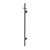 Meir Round Heated Vertical Towel Rail in Shadow PVD finish, space-saving bathroom heating solution for Australian homes.