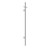 Meir Polished Chrome Vertical Heated Towel Rail MHT02B-C Modern Bathroom Accessory Australia