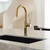 Alia X51 Brushed Gold 3-in-1 Smart Kitchen Tap, Australian Certified Boiling and Chilled Water Filtered Dispenser Mixer.
