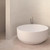 Meir Round Freestanding Bath Spout and Hand Shower in Champagne Rose Gold finish for a luxury Australian bathroom renovation.