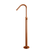 Meir Lustre Bronze Floor Standing Bath Mixer with Pin Handle and Handheld Shower for Australian bathrooms.