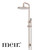 Meir Champagne Round Combination Shower Rail with 300mm Head and Single Function Hand Shower for luxury Australian bathrooms.