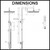 Meir Round 300mm Shower Rail Set Dimensions for Australian Bathroom Renovations