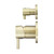 Meir Round Diverter Mixer in PVD Tiger Bronze finish for modern Australian bathrooms.