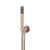 Meir Round Hand Shower on Fixed Bracket in Champagne finish for modern Australian bathrooms.