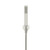 Meir PVD Brushed Nickel Round Hand Shower on Fixed Bracket for Australian Bathrooms