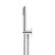 Meir Polished Chrome Round Hand Shower with Fixed Bracket and Flexible Hose for Modern Australian Bathrooms