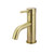 Meir Round PVD Tiger Bronze Tall Basin Mixer Tap with Extended Spout for Benchtop Basins in Melbourne, Australia.