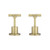 Meir Round Tiger Bronze Cross Handle Wall Taps for Bathroom or Kitchen in Australia