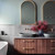 Meir Round Tiger Bronze Cross Handle Wall Taps for Bathroom Basin and Shower in Australia