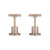 Meir Round Champagne Rose Gold Cross Handle Wall Top Assemblies for Bathroom or Kitchen.