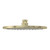 Meir Round Shower Rose 200mm in Tiger Bronze finish, a premium gold rain shower head for contemporary Australian bathroom renovations.