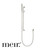 Meir Round PVD Brushed Nickel Hand Shower on Rail Column, Single Function Minimalist Bathroom Tapware Australia