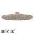 Meir Round Champagne Gold 200mm Brass Rain Shower Head for Modern Australian Bathrooms