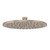 Meir Round Brass Rain Shower Head 200mm in Champagne Finish, Australian Designed Luxury Bathroom Tapware.