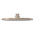 Meir Round Brass Rain Shower Head 200mm in Champagne finish, premium rose gold bathroom tapware for luxury home renovations in Australia.