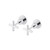Meir Round Brass Cross Handle Shower Wall Taps in Polished Chrome Finish for Australian Bathroom Renovation