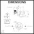 Meir Round Brass Pin Lever Wall Mixer Dimensions Diagram for Bathroom Renovation Australia