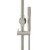 Meir Brushed Nickel Round Shower Rail Set with Universal Water Inlet and Handheld Wand for Modern Australian Bathrooms