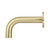Meir Tiger Bronze Universal Round Curved Wall Spout for Bath, Basin, or Laundry, Australia.