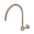 Meir Champagne Round High-Rise Swivel Wall Mounted Spout for bathroom or laundry in Australia.