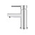 Meir Round Basin Mixer Tap in Polished Chrome with single pin lever handle for modern Australian bathrooms.