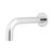 Modern Polished Chrome Round Curved Wall Mount Bath Spout, Solid Brass Durable Bathroom Tapware, Melbourne Australia