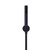 Modern matte black round brass hand shower with fixed wall bracket and flexible hose for Australian bathrooms.