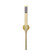 Meir Round Brass Hand Shower with Fixed Bracket in PVD Tiger Bronze finish for Australian luxury bathrooms