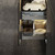 Higold Shearer Crystal pull-out kitchen drawer with 6mm safety glass walls and anthracite grey aluminum frame for modern Australian home organization.