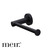 Meir Round Matte Black Toilet Roll Holder for Australian Bathroom Renovations SKU MR02-R