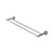 Meir Round Double Towel Rail 600mm Chrome finish, premium bathroom accessory available in Melbourne, Sydney, and Brisbane.