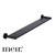 Meir Matte Black 600mm Round Brass Bathroom Shelf for modern Australian homes