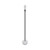 Polished Chrome Round Bath Shower Arm for Overhead Rainfall Shower Heads - Renovator Store Australia