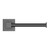 Modern square matte black wall-mounted toilet paper holder for stylish Australian bathrooms and home renovations.