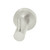 Meir PVD Brushed Nickel Round Robe Hook for modern bathroom wall mounting in Australia.