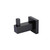 Meir Square Matte Black Robe Hook, Solid Brass Bathroom Accessory, Australia