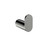 Meir Curvaé Single Robe Hook in PVD Shadow Gunmetal finish for modern Australian bathroom renovations.