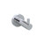Meir Polished Chrome Round Robe Hook, solid brass bathroom accessory for modern Australian homes.
