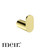 Meir Curvae Single Robe Hook in PVD Tiger Bronze for luxury bathroom renovations in Australia.
