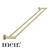 Meir Tiger Bronze 900mm Round Double Towel Rail for Modern Australian Bathrooms