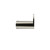 Meir Curvae Single Robe Hook in PVD Brushed Nickel for modern Australian bathrooms.