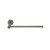 Meir Round Guest Towel Rail in PVD Shadow Gunmetal finish, a circular wall-mounted bathroom accessory for hand towels.