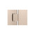 Meir Electroplated Chrome Frameless Glass Bracket with Swivel Function for Shower Enclosures in Australia