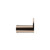 Meir Curvaé Double Robe Hook in Champagne, a luxury wall-mounted stainless steel bathroom accessory for modern Australian homes.