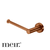 Meir Round Toilet Roll Holder in Lustre Bronze, premium solid brass bathroom accessory for modern Australian homes.