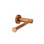 Meir Round Toilet Roll Holder in PVD Lustre Bronze for modern Australian bathroom renovations.