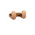 Meir Curvae Double Robe Hook in PVD Tiger Bronze, a luxury 304 grade stainless steel bathroom accessory for modern Australian homes.