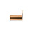 Meir Curvae Double Robe Hook in Lustre Bronze finish for modern Australian bathroom renovations.